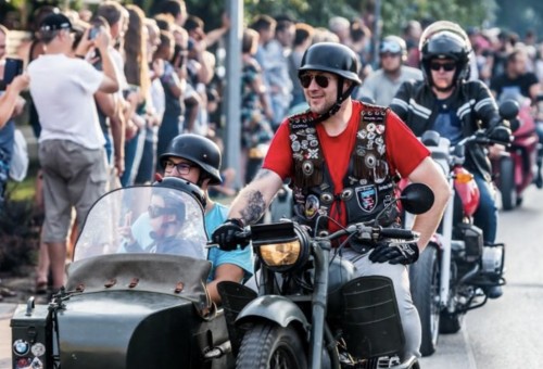 Parada motocyklowa ulicami Giżycka | 22 lipca