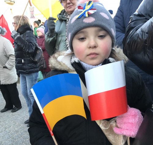 Giżycko solidarne z Ukrainą | Fotorelacja 27.02.2022