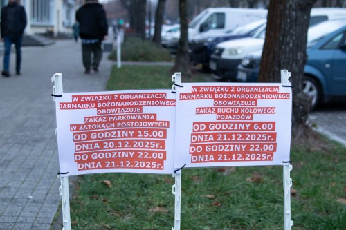 Zmiana organizacji ruchu w związku z Jarmarkiem Bożonarodzeniowym