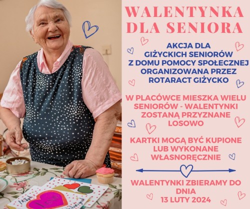 Walentynka dla Seniora od Rotaract | Dołącz do akcji