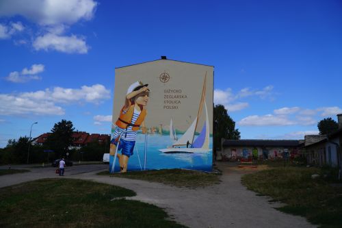 Mural przy ul. Wilanowskiej