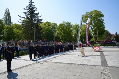 Wojewódzkie Obchody Dnia Strażaka w Giżycku_20 maja 2026_uroczystości oficjalne