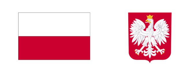 Flaga i hebr Polsk