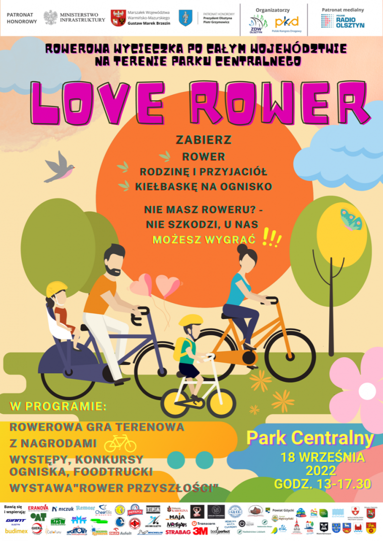 Plakat Love Rower