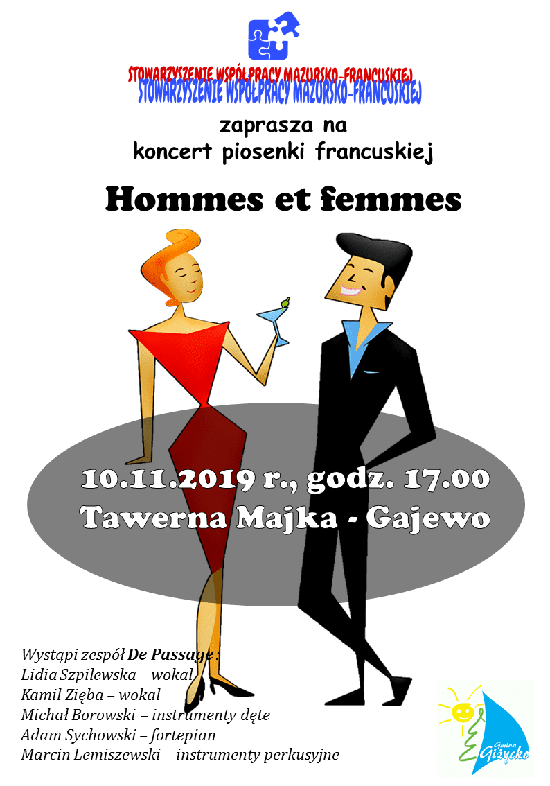 Koncert piosenki francuskiej "Hommes et Femmes"