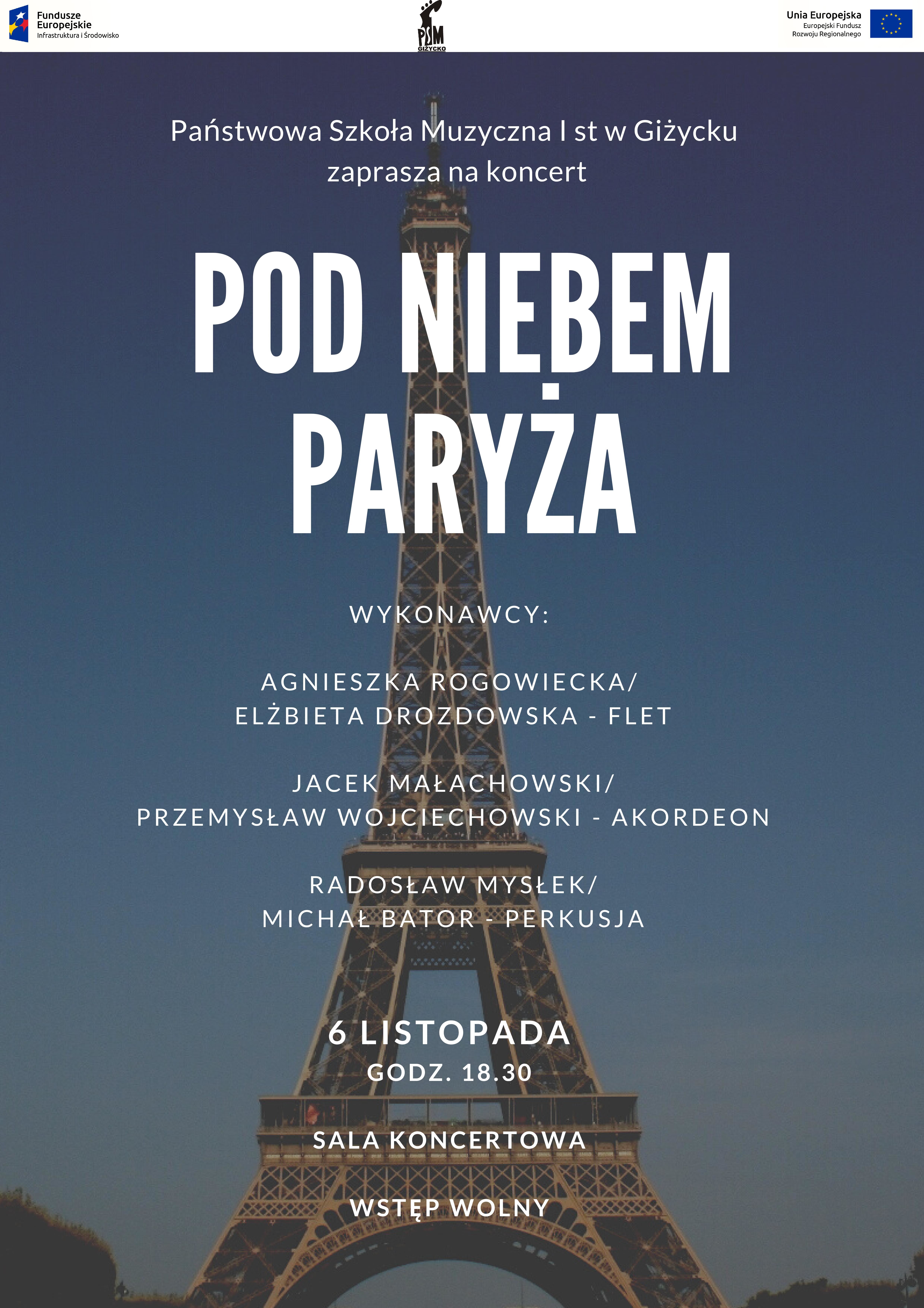 Koncert "Pod niebem Paryża"