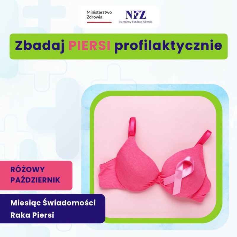 PAŹDZIERNIK – MIESIĄC ŚWIADOMOŚCI RAKA PIERSI 