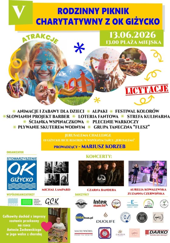 V Rodzinny Piknik Charytatywny z OK Giżycko