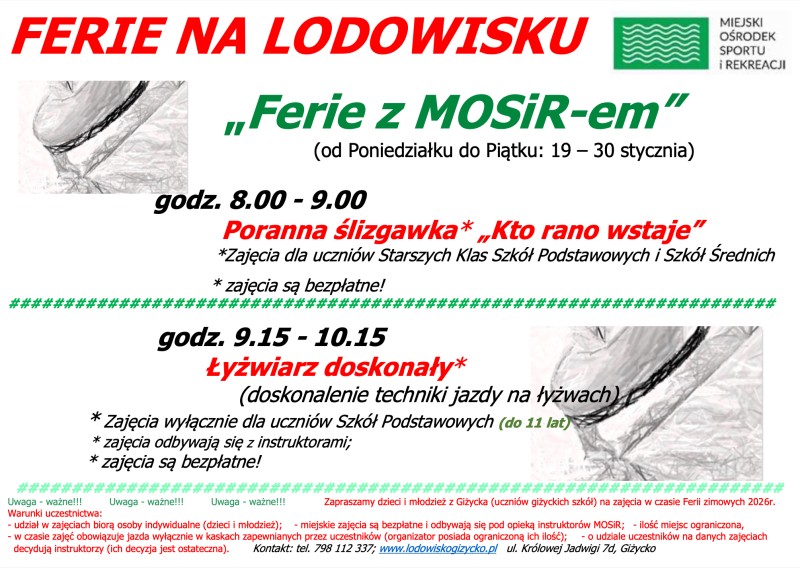 Ferie na lodowisku