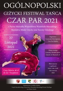 Ogólnopolski Giżycki Festiwal Tańca CZAR PAR 2021 
